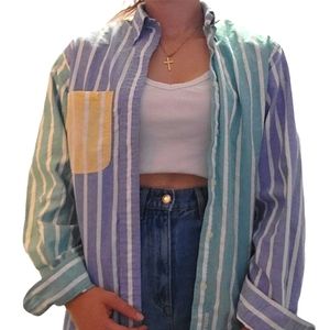 Nautica color block shirt